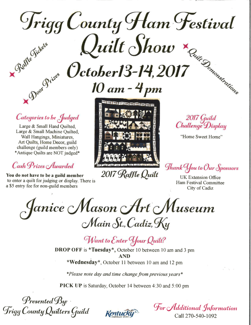 Quilt Show | Trigg County Ham Festival